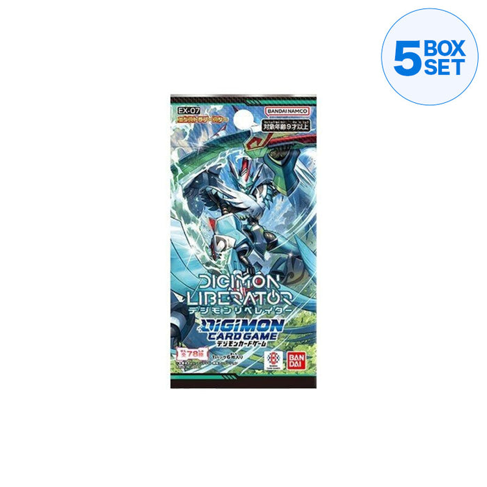 BANDAI Digimon Card Liberator Extra EX-07 Booster Pack Box TCG JAPAN OFFICIAL