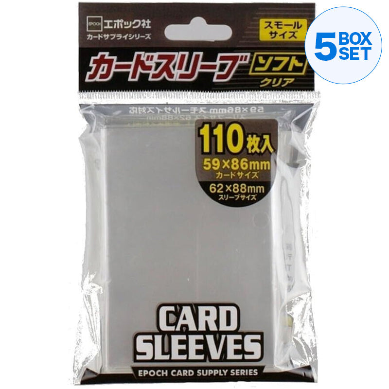 Epoch Card Supply Series Card Sleeve Soft Clear Small Size JAPAN OFFICIAL