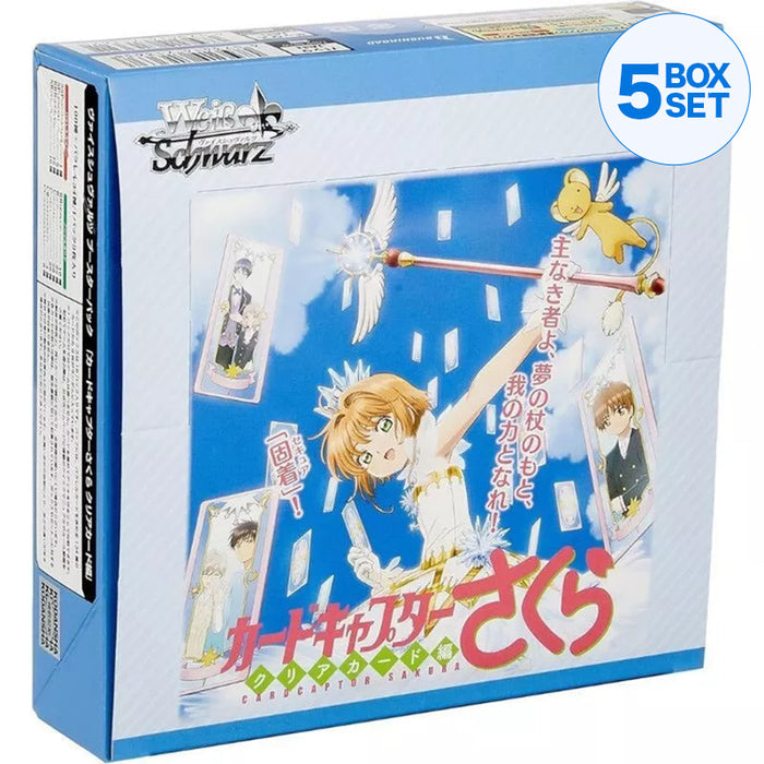 Weiss Schwarz Cardcaptor Sakura Clear Card Booster Pack Box TCG Japan Oficial