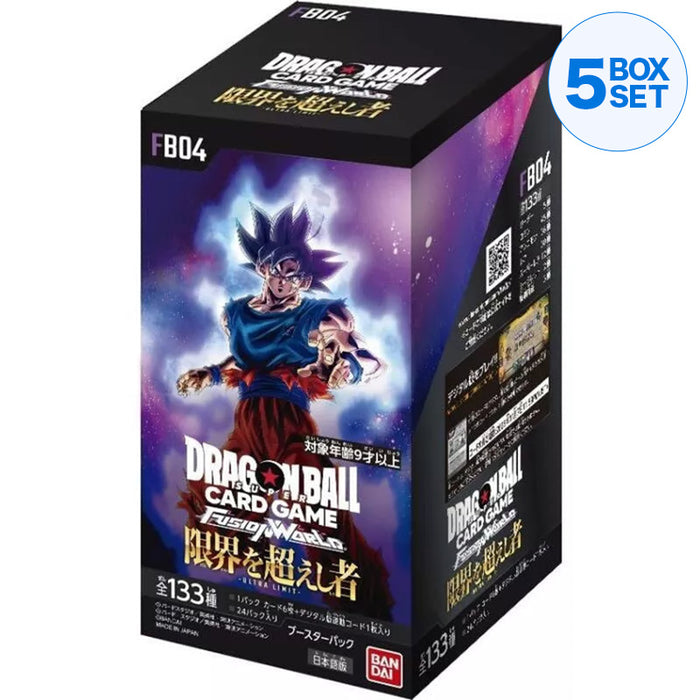 BANDAI Dragon Ball Super Card Game Beyond The Limits FB04 Booster Pack Box TCG