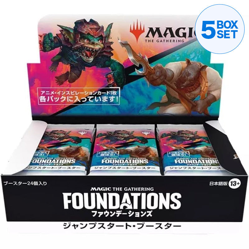 Magic The Gathering Foundations Ver japonais. Coffret Booster Booster Jump Start TCG