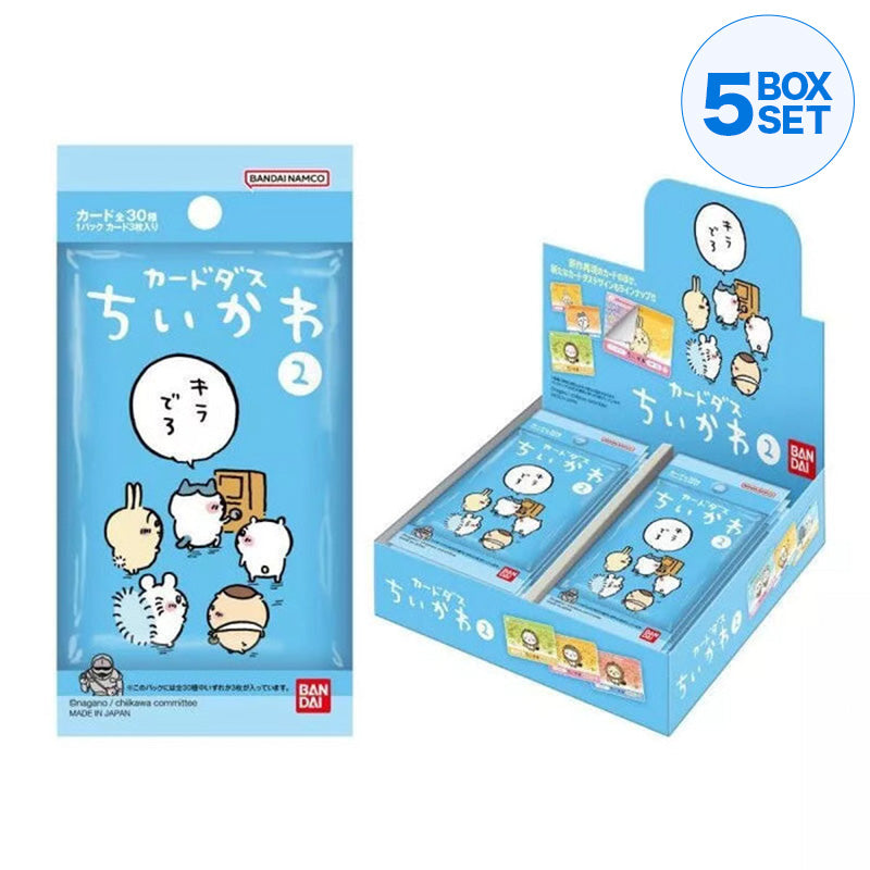 Chika☆　3K-2箱 BANDAI Carddass Chiikawa 2nd Booster Pack Box TCG JAPAN OFFICIAL