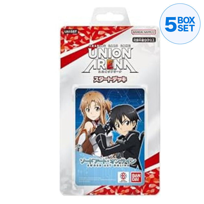 Bandai Union Arena Sword Art Deck Online Starter Deck UA15st TCG Japan Oficial