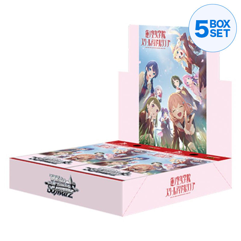 Weiss Schwarz Hasunosora Girls' High School Idol Club Booster Pack Box TCG JAPÃO