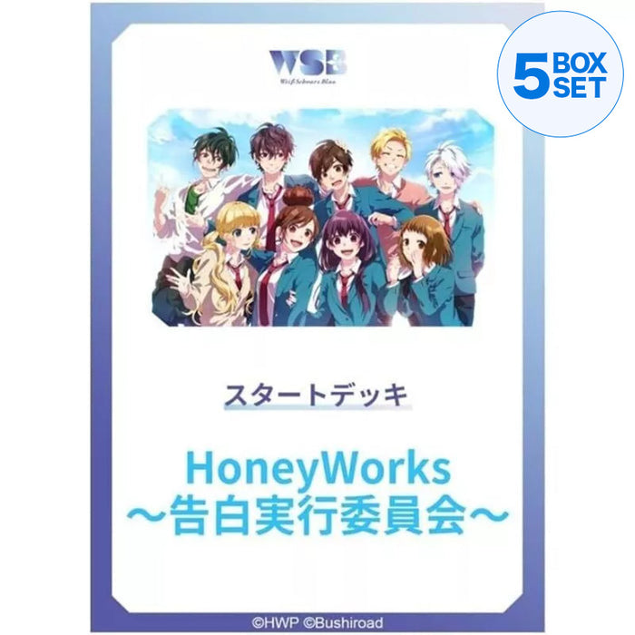 Weiss Schwarz Blau HoneyWorks Kokuhaku Jikkou Iinkai Starter Deck TCG JAPAN