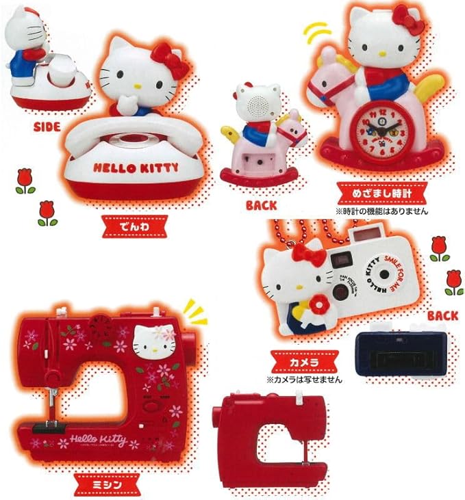 Hello Kitty Nostalgic Article Miniature Collection 2 Set of 4 Capsule Toy Japan