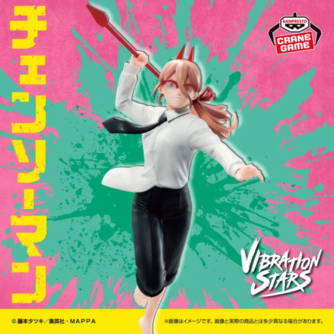 Banpresto Vibration Stars Tronçonneuse Man Power III Figure JAPON OFFICIEL