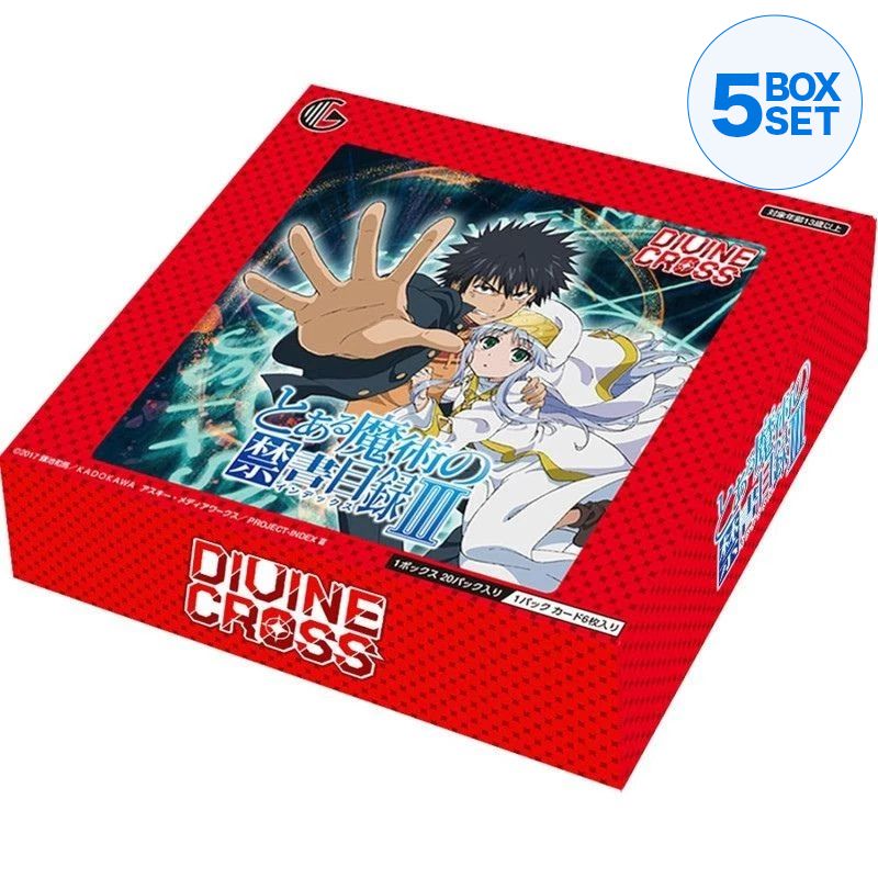 Divine Cross A Certain Magical Index III Booster Pack Box TCG JAPAN OFFICIAL