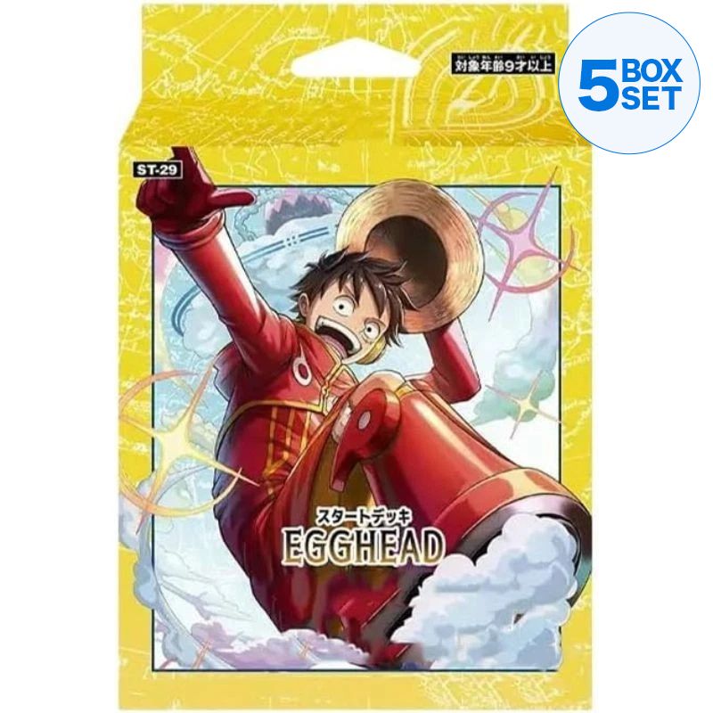 one piece card game egghead Game: Starter Deck (ST-29) English First announced March 7 One Piece TCG: Egghead Crisis