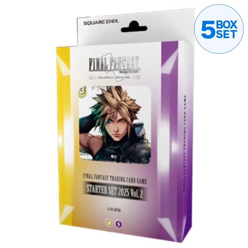 FFTCG Starter Set 2025 Vol.2 Ver. giapponese. UFFICIALE DEL TCG GIAPPONE