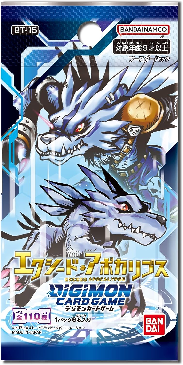 BANDAI Digimon Card Exceed Apocalypse Booster BT-15 Pack Box TCG JAPAN OFFICIAL