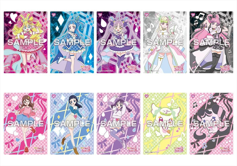 Kimi to Idol Pretty Cure Clear Card Collection Gum 16Pack Box TCG Candy Toy