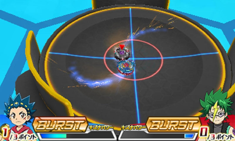 Nintendo 3DS Beyblade Burst God com Baldur B.B. Evil God Ver (caixa aberta)