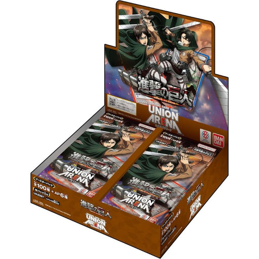 BANDAI Union Arena Attack On Titan UA23BT Booster Pack Box TCG JAPAN OFFICIAL