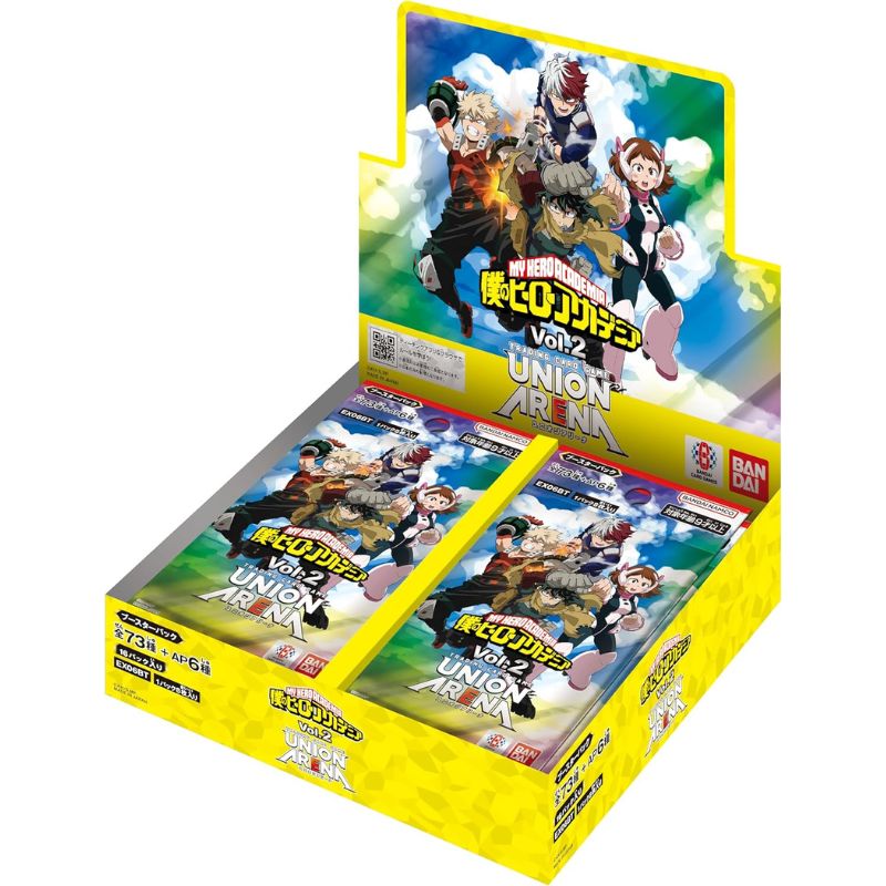 BANDAI Union Arena My Hero Academia Vol.2 EX06BT Booster Pack Box TCG JAPAN