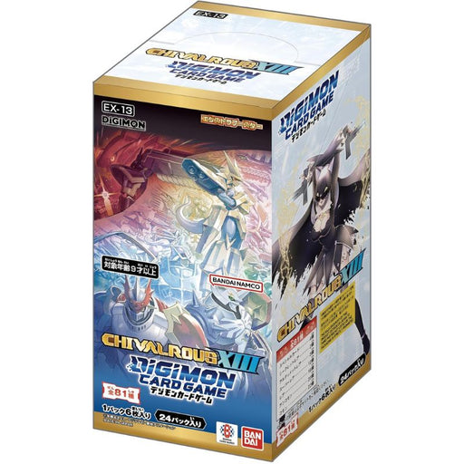 BANDAI Digimon Card Game Chivalrous XIII EX-13 Booster Pack Box TCG JAPAN