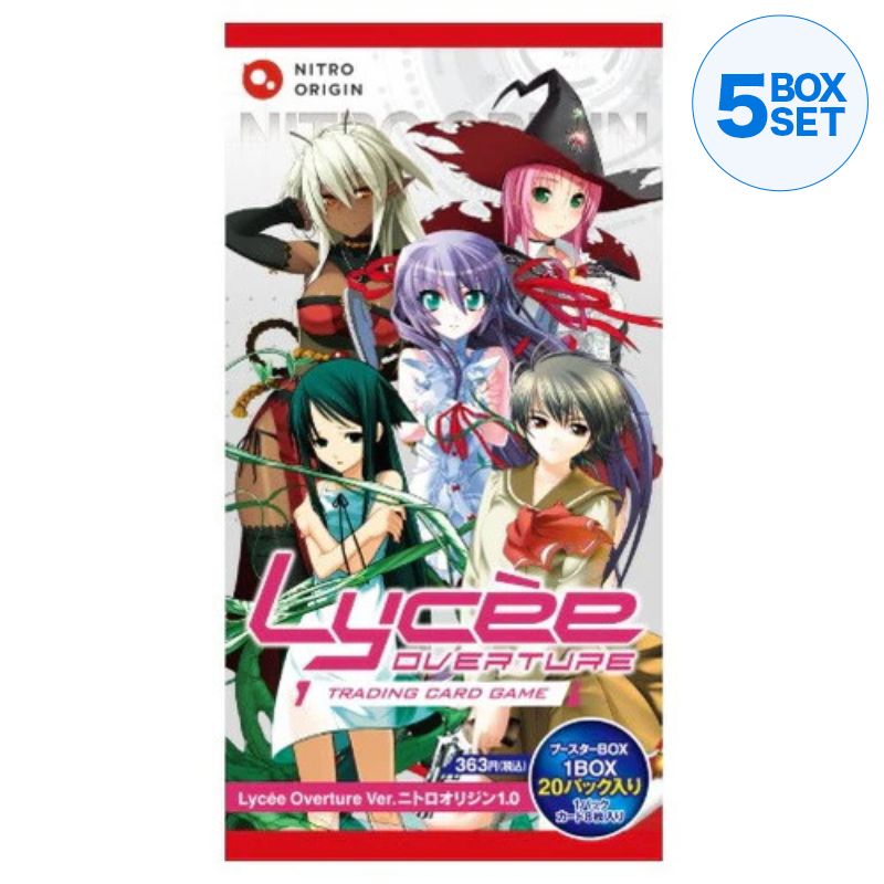 Obertura del Liceo Ver. Nitro Origin 1.0 Booster Pack Box TCG JAPÓN OFICIAL