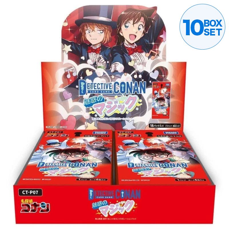 Detetive Conan Enchanting Magic CT-P07 Booster Pack Box TCG JAPÃO OFICIAL