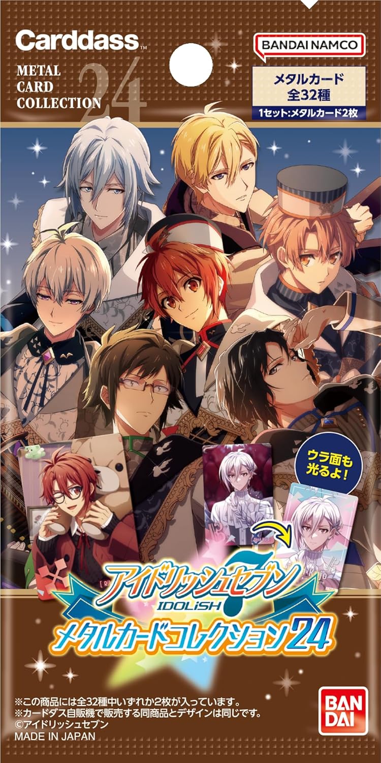 BANDAI Collezione di carte in metallo IDOLiSH7 Booster Pack Box TCG UFFICIALE GIAPPONE