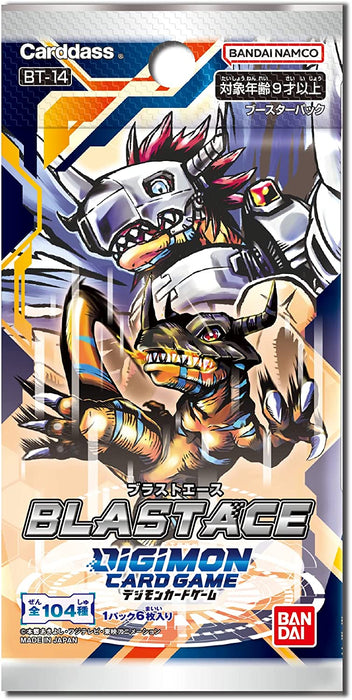 BANDAI Digimon Card Blast Ace Booster Pack Box BT-14 TCG JAPAN OFFICIAL