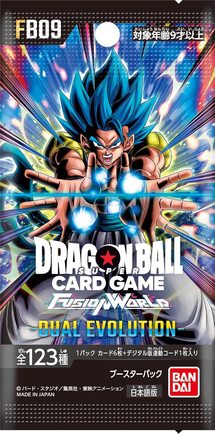 BANDAI Dragon Ball Super Card Game Fusion World FB09 Booster Pack Box ToysOneJapan BANDAI Dragon Ball Super Card Game Fusion World FB09 Booster Pack Box ToysOneJapan