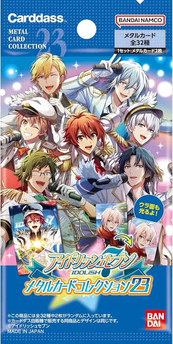 Bandai Idolish7 Metal Card Coleção Caixa 23 Booster Box TCG Japan Oficial