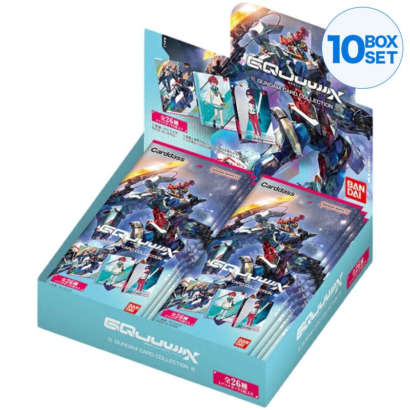 BANDAI GUNDAM CARD COLLECTION Gundam GQuuuuuuX Booster Pack Box TCG JAPAN