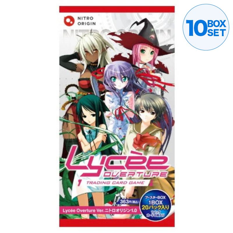 Lycee Ver.NitroPlus 2.0 未開封 2BOX Lycee Overture Ver. Nitro Origin 1.0 Booster Pack Box TCG JAPAN