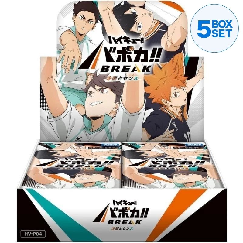 Haikyu!! Vobaca!! Talent and Sense BREAK HV-P04 Booster Pack Box TCG JAPAN