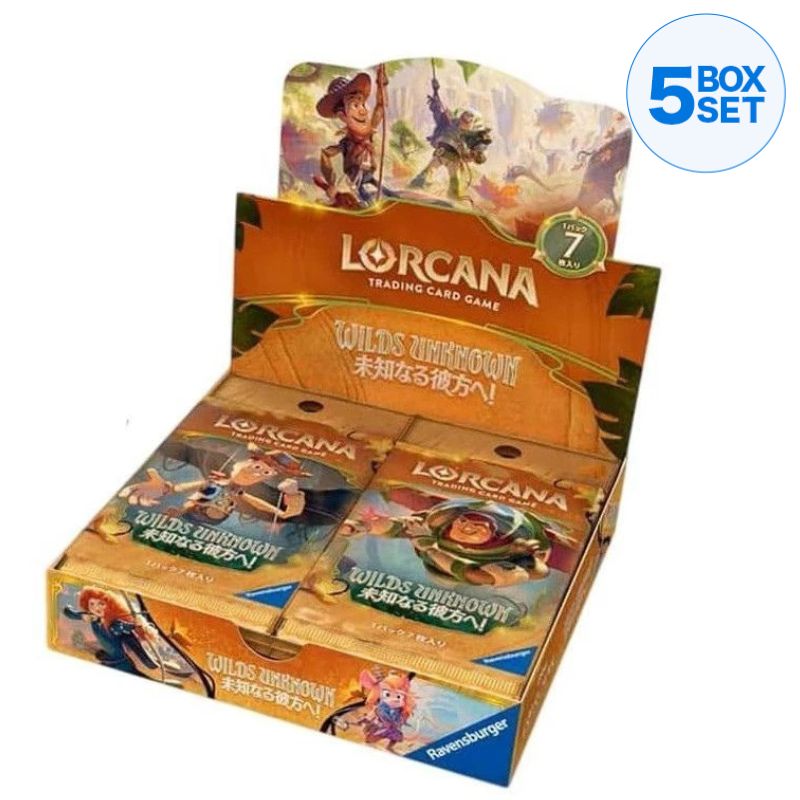 Disney Lorcana Wilds Unknown Booster Pack Box TCG JAPAN OFFICIAL
