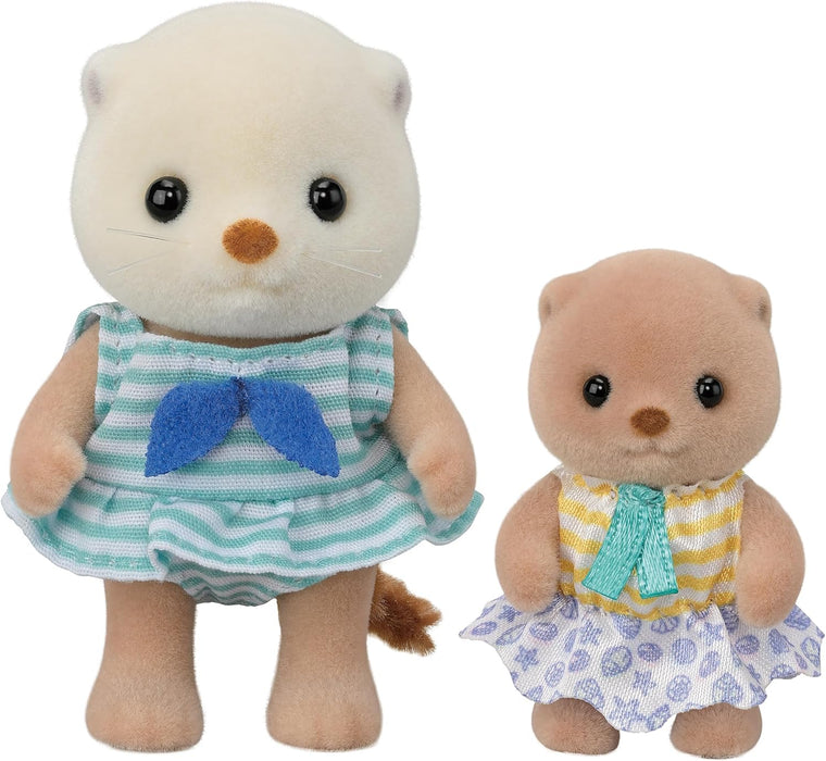 Época Sylvanian Familiesa Otter Siblings Beach Play Juego de juego FS-57 Japón Japón