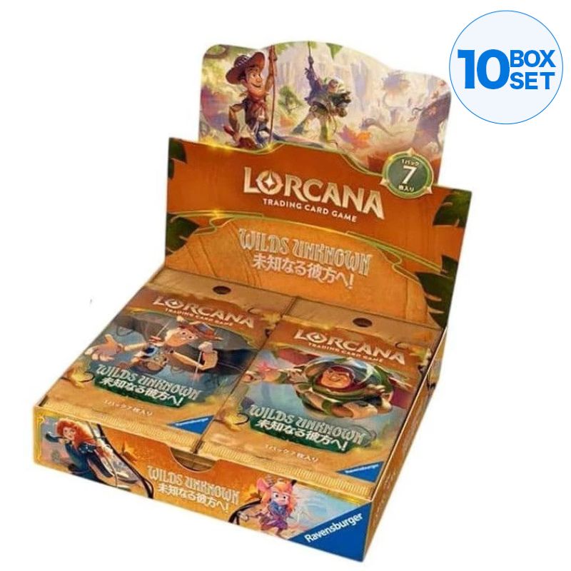 Disney Lorcana Wilds Unknown Booster Pack Box TCG JAPAN OFFICIAL