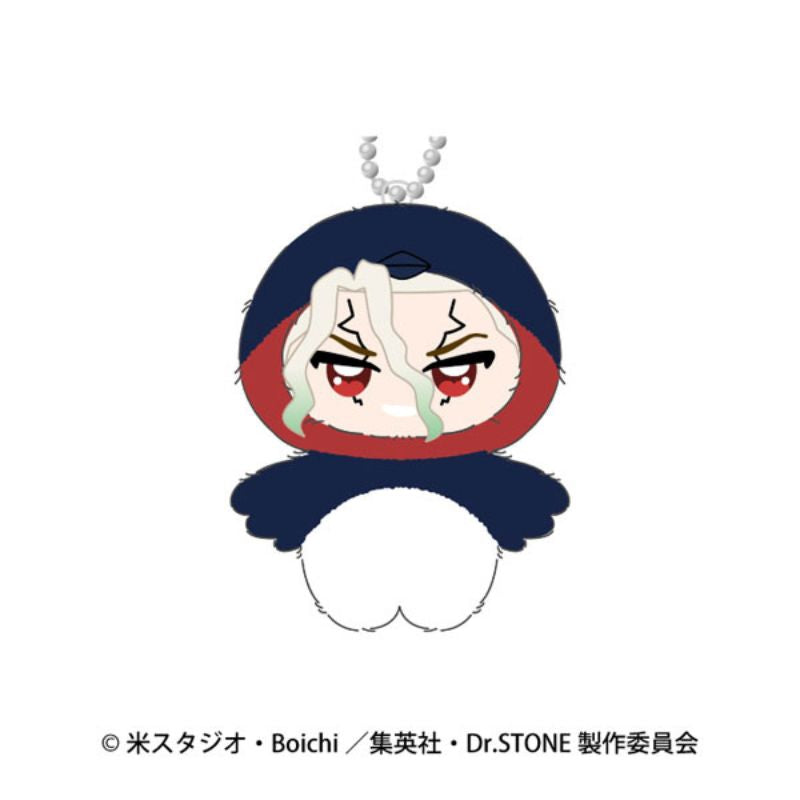 Ensky Chimikemo Mascot 1 Dr.STONE Senku Ishigami Plush Doll JAPAN OFFICIAL