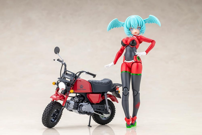 Kotobukiya Megami Device PUNI MOFU Racing Xiao with Honda Z50J Gorilla Model kit