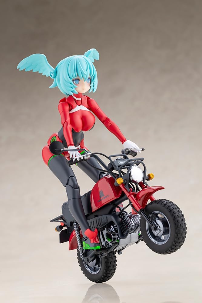 Kotobukiya Megami Device PUNI MOFU Racing Xiao with Honda Z50J Gorilla Model kit