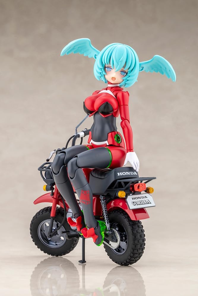 Kotobukiya Megami Device PUNI MOFU Racing Xiao with Honda Z50J Gorilla Model kit