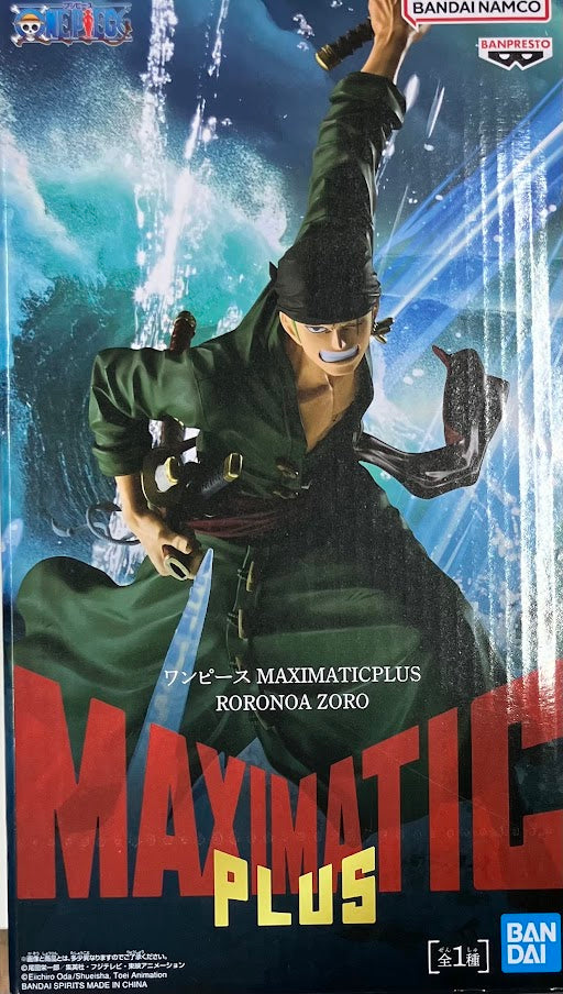 Banpresto MAXIMATIC Plus One Piece Roronoa Zoro Figure JAPAN OFFICIAL