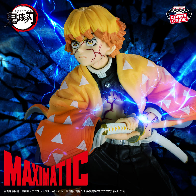 Banpresto Maximatic Demon Slayer Kimetsu no Yaiba Zenitsu Agatsuma Figure