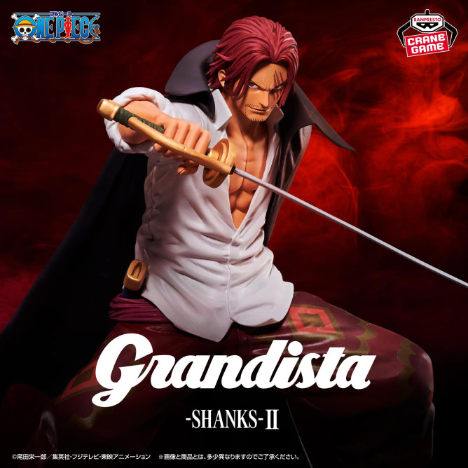 Banpresto Grandista One Piece Shanks II Figure JAPAN OFFICIAL