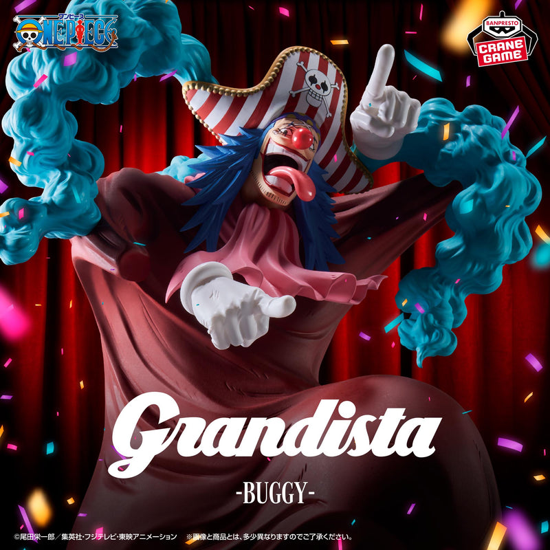 Banpresto Grandista One Piece Buggy Figure JAPAN OFFICIAL