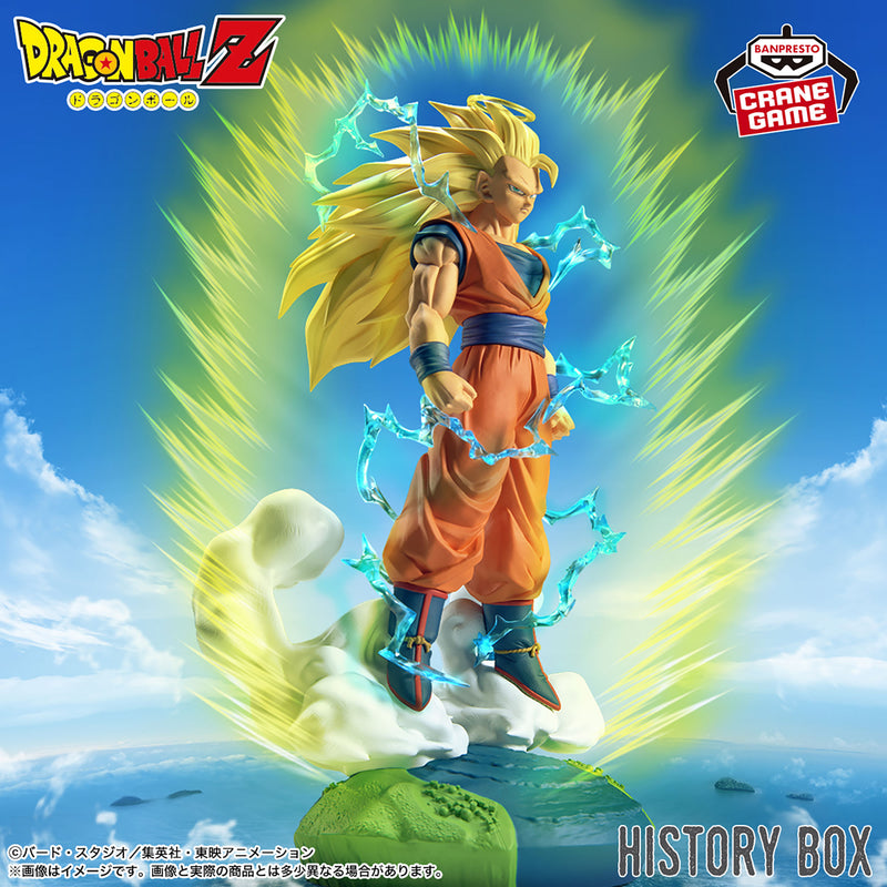 Banpresto Dragon Ball Z History Box Super Saiyan 3 Son Goku Figure JAPAN