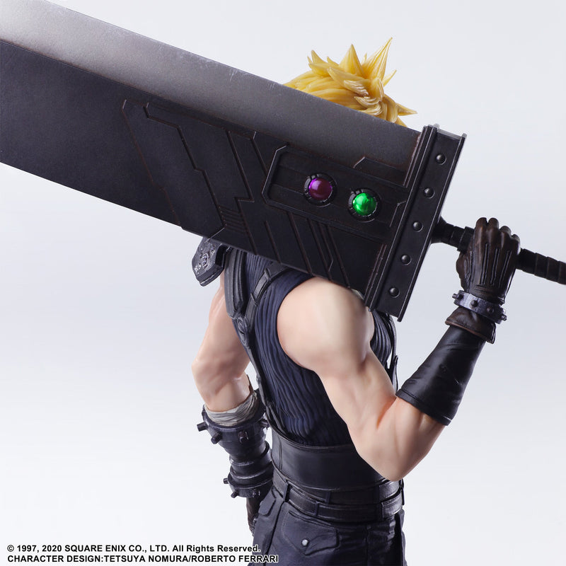 Square Enix Final Fantasy VII Remake STATIC ARTS Cloud Strife Figure JAPAN