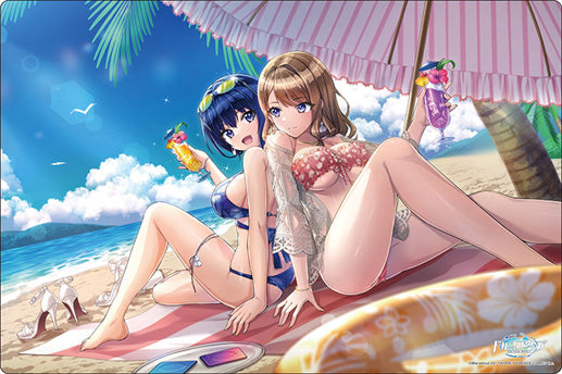 Rubber Mat V2 1833 Dolphin Wave Michiru & Shion Cool na Model no Vacance? ver.