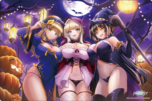 Rubber Mat V2 1833 Utae & Veena & Amadea Happy Halloween! Otona na Watashi ver.