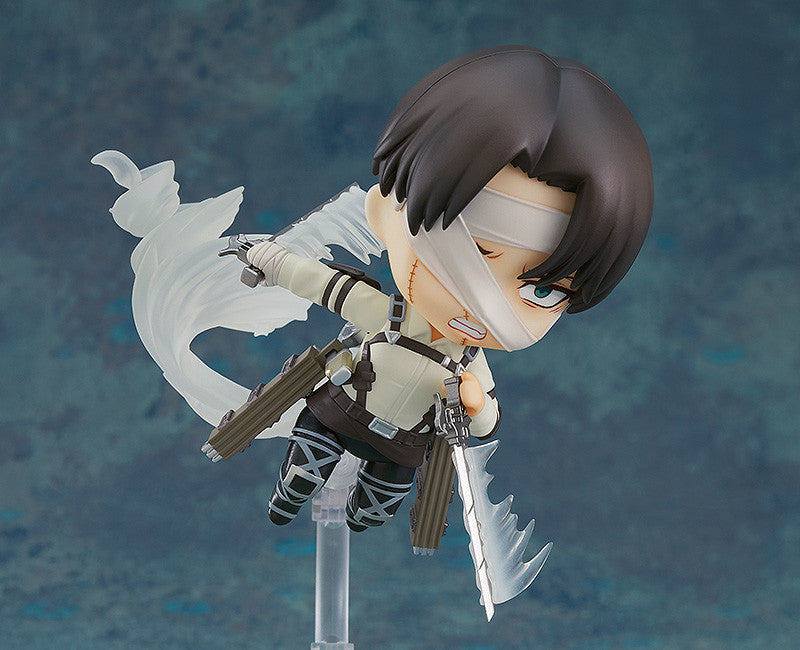 Ataque Nendoroid ao Titã Levi Ackerman A Temporada Final Ver. Figura de ação