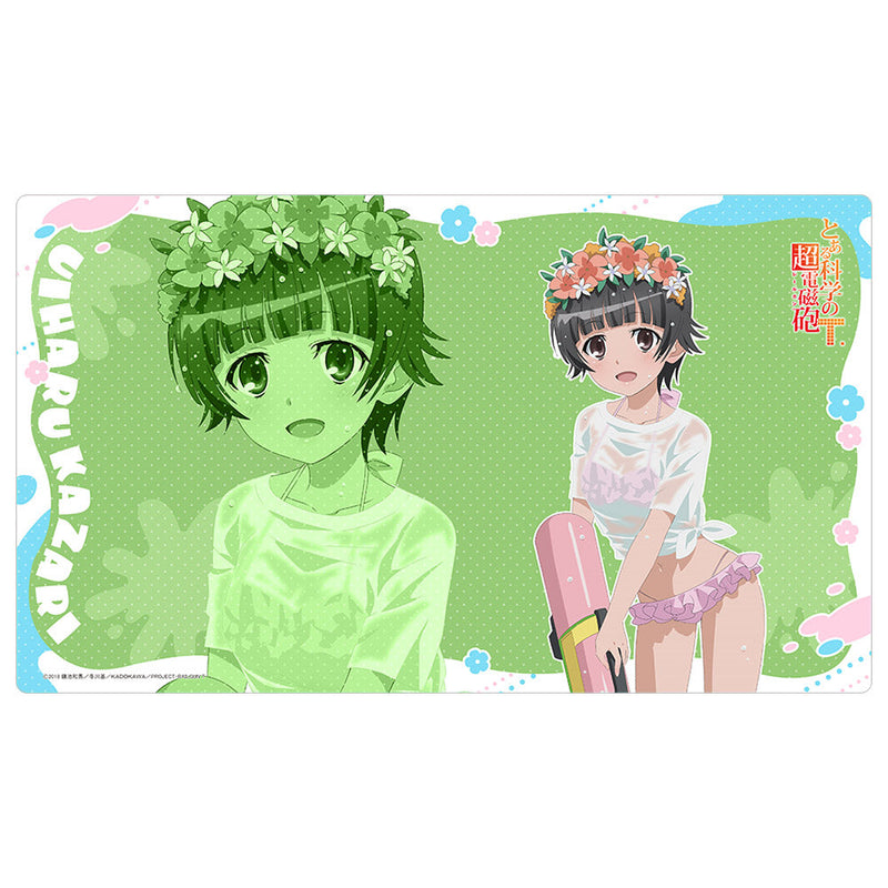 Toaru Kagaku no Railgun T Kazari Uiharu Water Fun Illustration Rubber Mat JAPAN