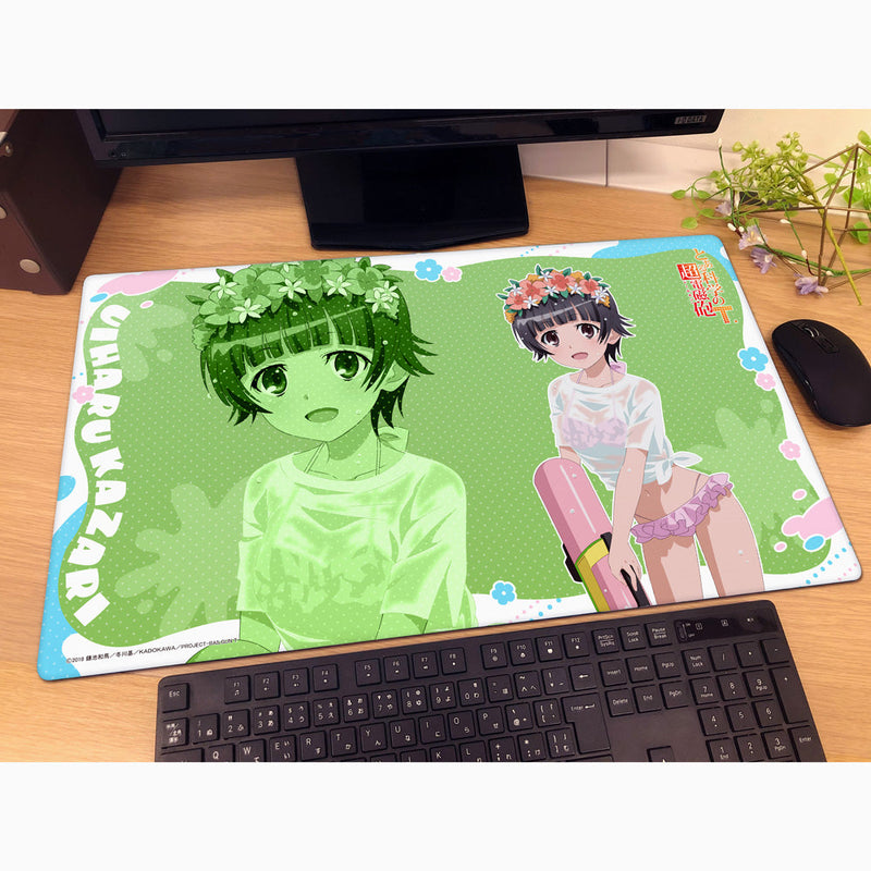 Toaru Kagaku no Railgun T Kazari Uiharu Water Fun Illustration Rubber Mat JAPAN