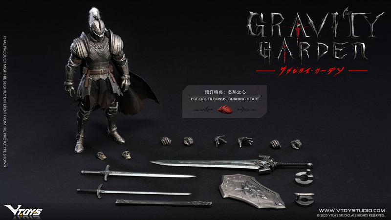 VTOYS GRAVITY GARDEN Series Silver Moon Knight 1/12 Figure JAPAN OFFICIAL
