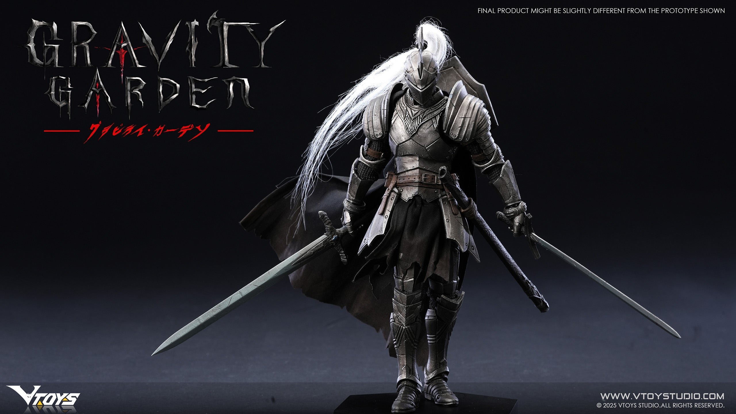 Vtoys GRAVITY GARDEN 豪華版 1/12フィギュア VTOYS GRAVITY GARDEN Series Silver Moon Knight 1/12 Figure JAPAN