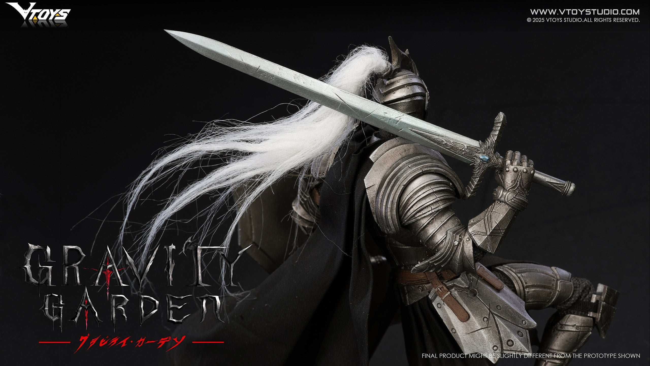 VTOYS GRAVITY GARDEN Series Silver Moon Knight 1/12 Figure JAPAN
